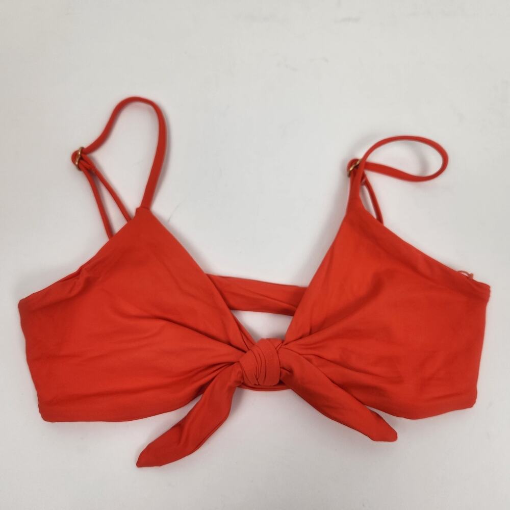 L*Space Flashback Bikini Top in Poppy Orange Size Small NWT